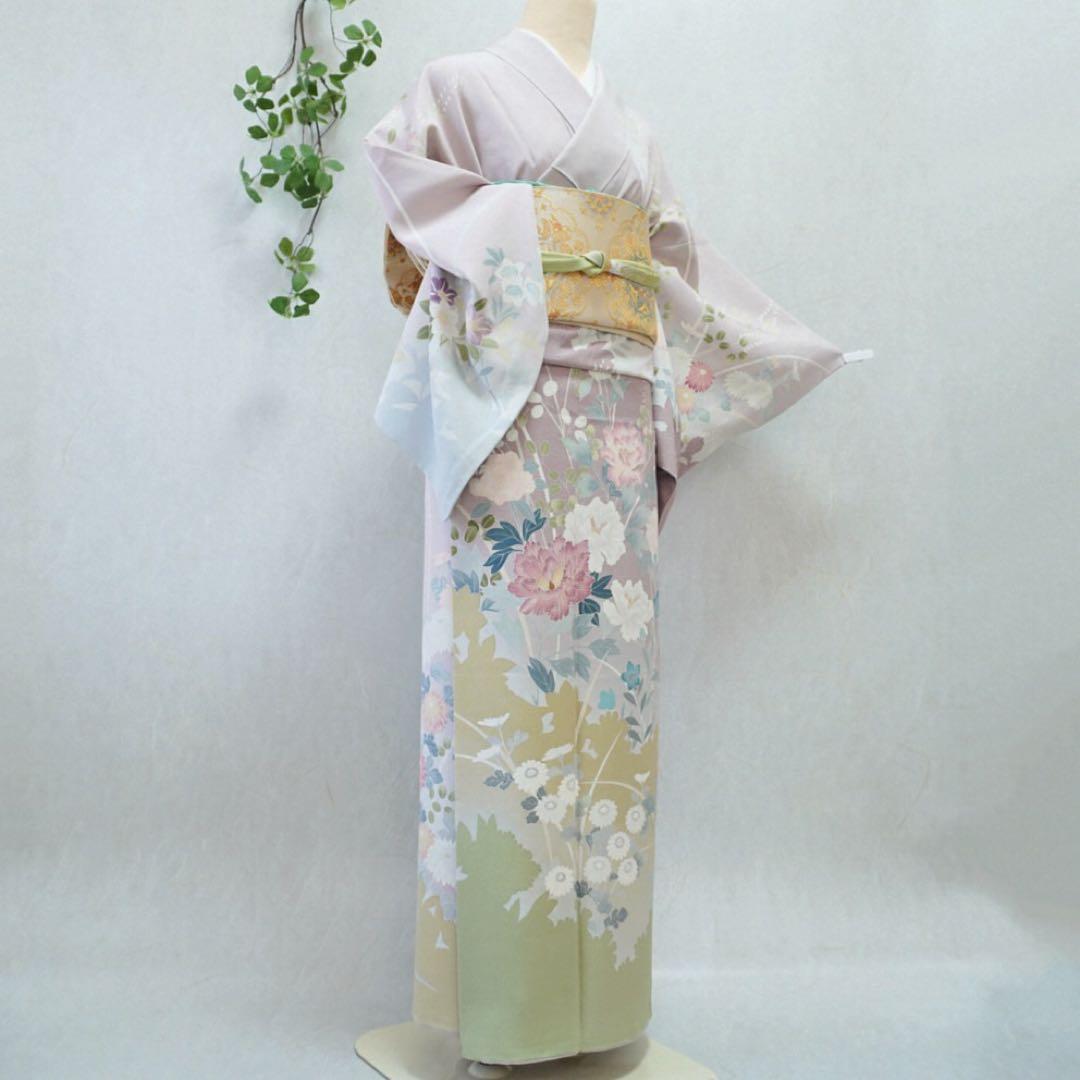訪問着フルセット　285▪︎ 正絹　卒業式　入学式　お宮参り　七五三　披露宴