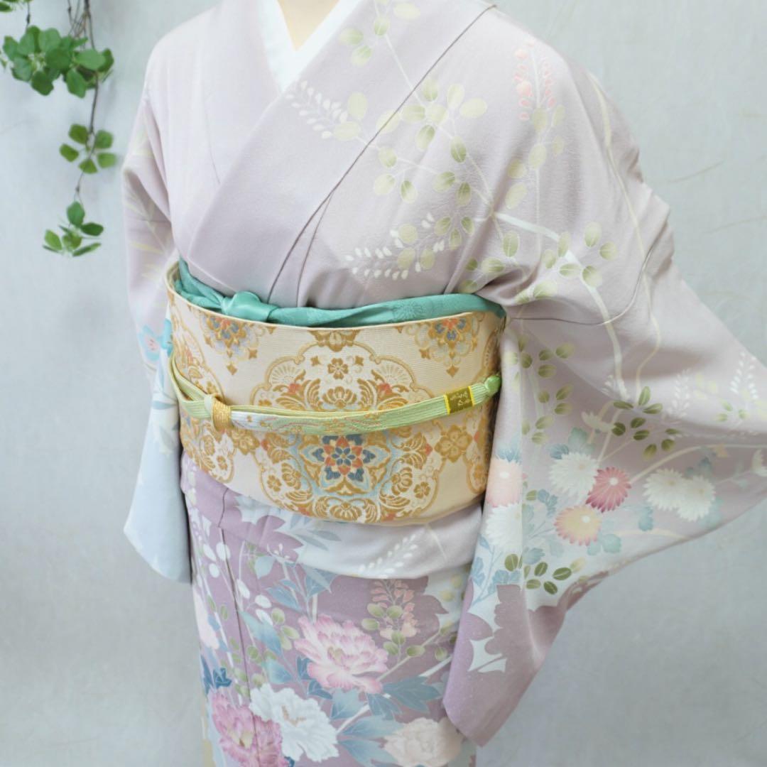 訪問着フルセット　285▪︎ 正絹　卒業式　入学式　お宮参り　七五三　披露宴