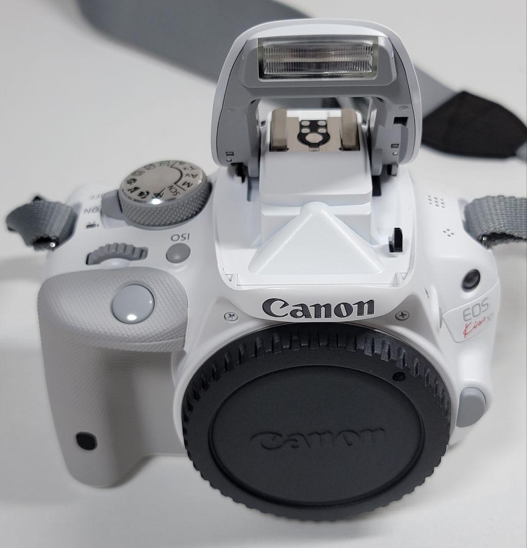 Canon EOS Kiss X7 ホワイト 一眼レフカメラ ダブルレンズキット