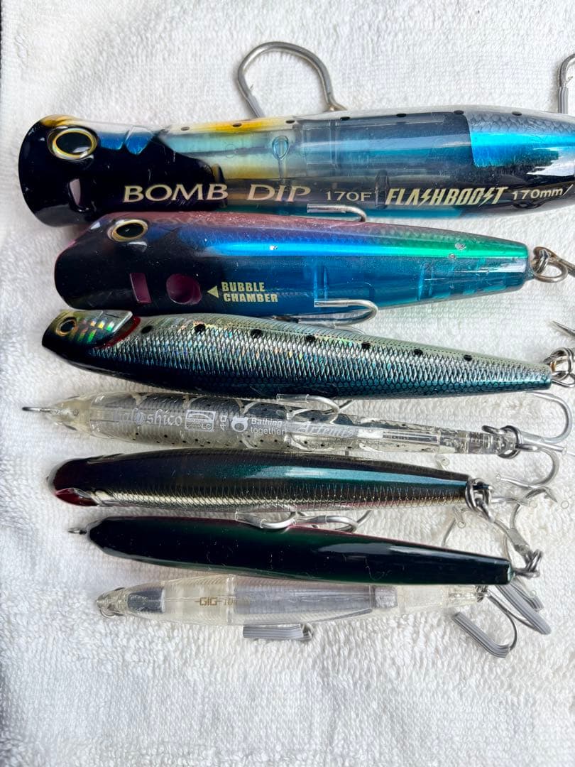 キャスティングルアー　カツオ　キハダ　ヒラマサ　シーバス　など