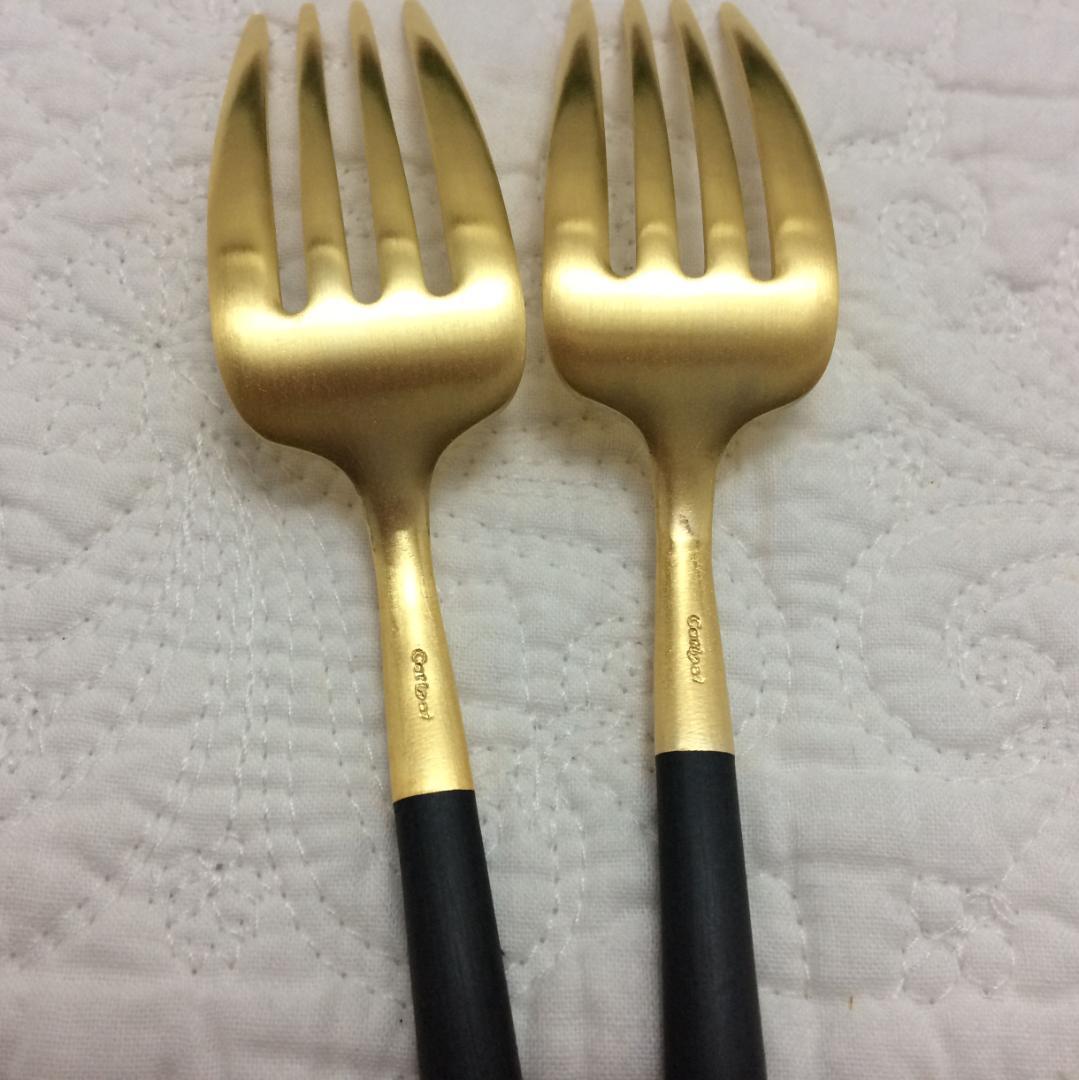 残り僅か！　クチポール　ＧＯＡ　ブラック＆ゴールド　ディナー３種×各２　計６本