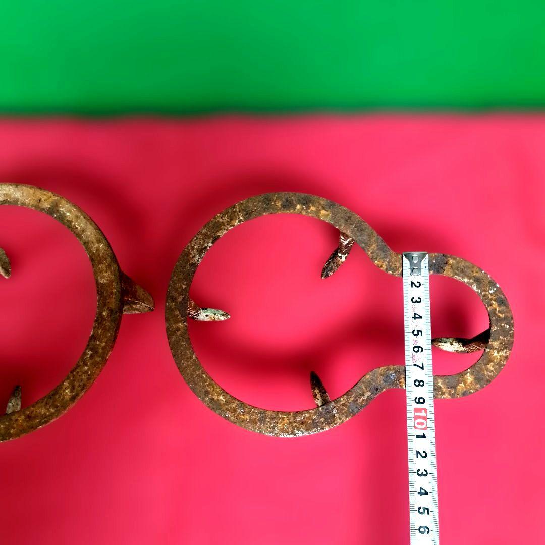 昭和レトロ 金属 五徳 2 点セット ヴィンテージ