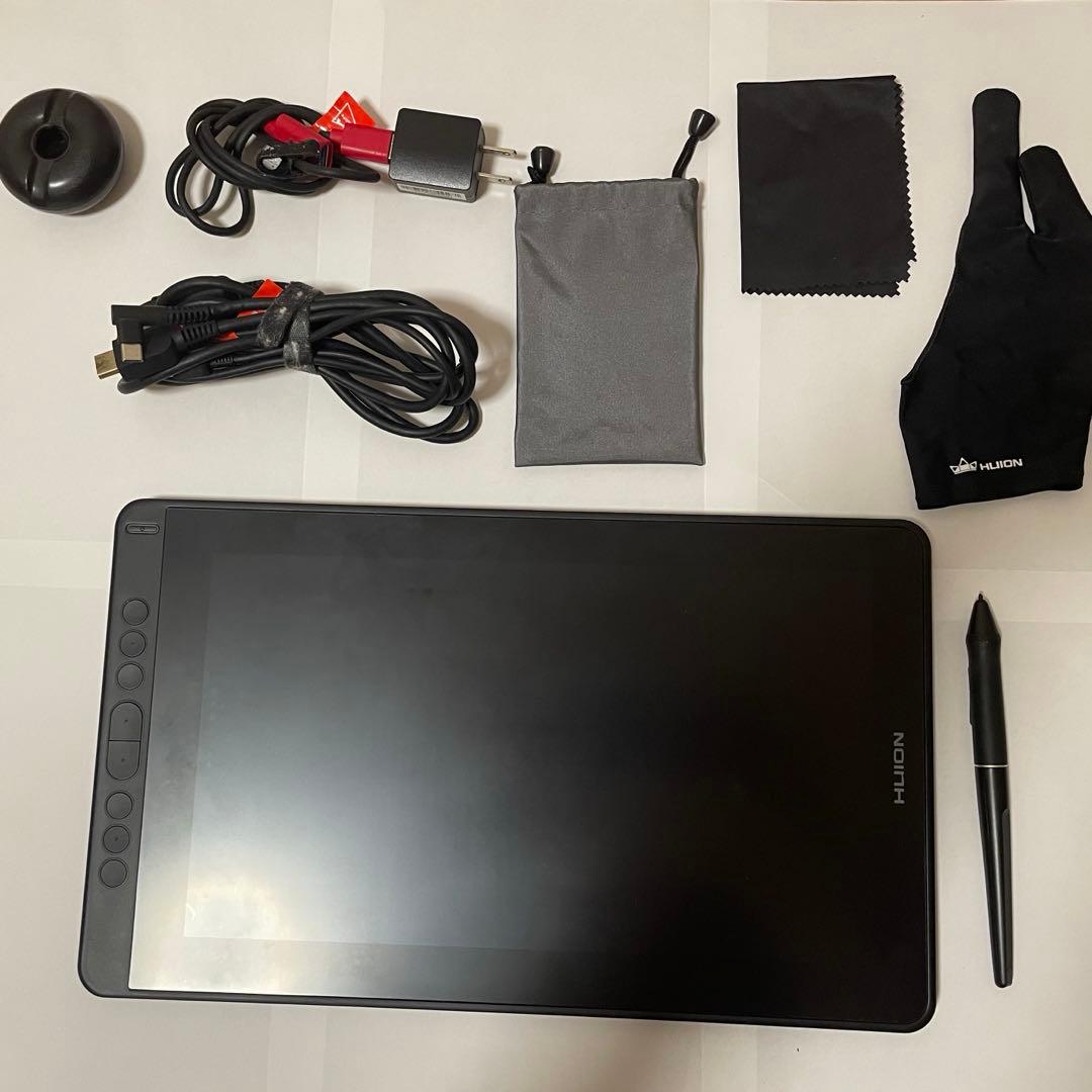 HUION 液タブ Kamvas 13 13.3インチ 紫