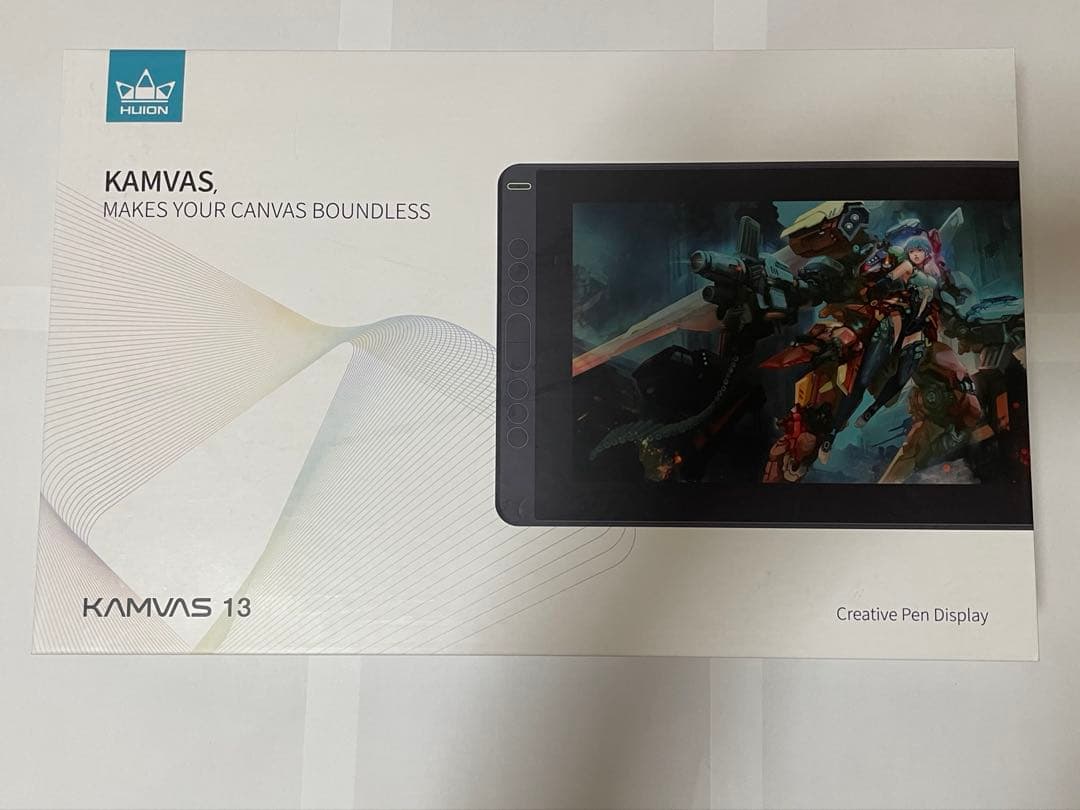 HUION 液タブ Kamvas 13 13.3インチ 紫