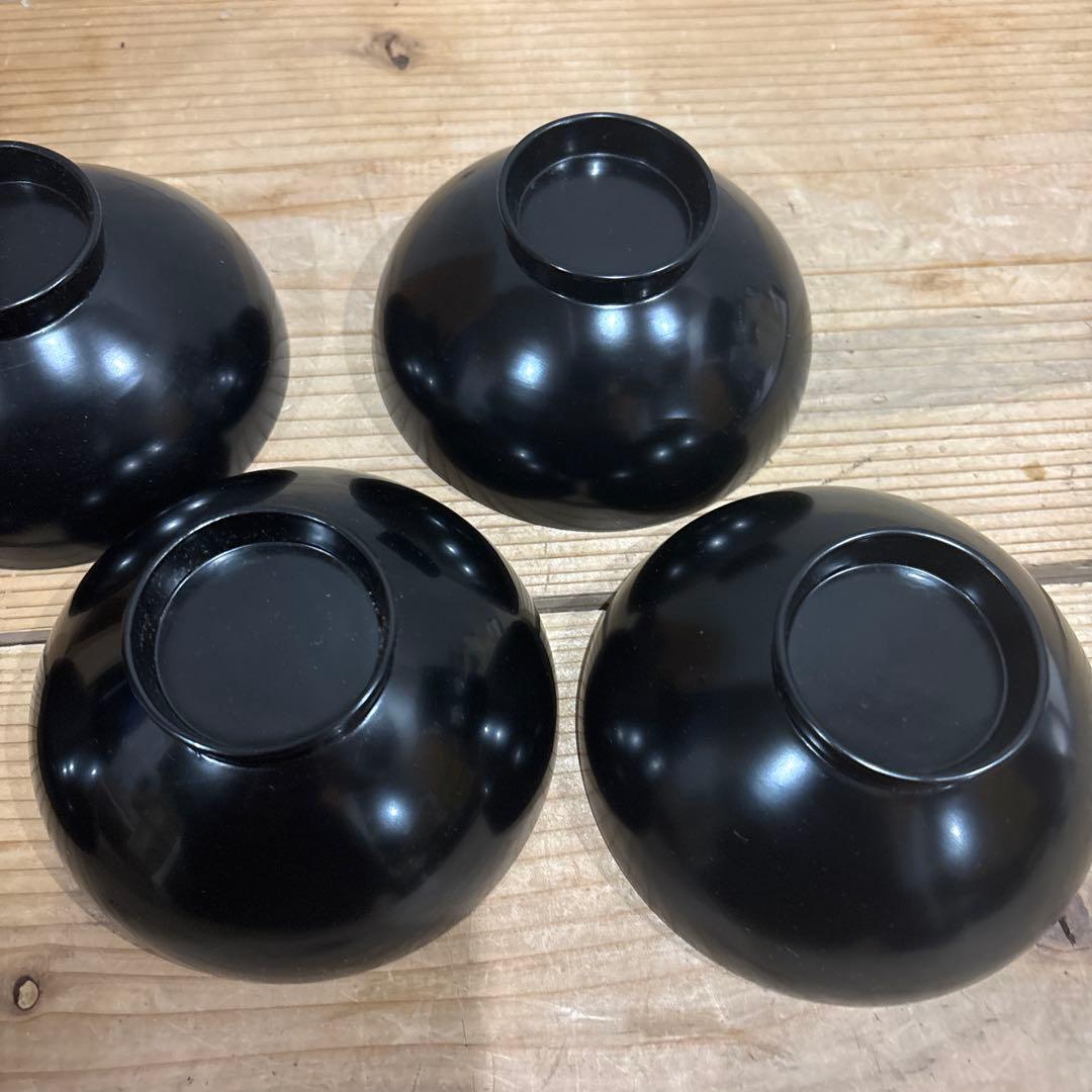 松花堂写 吸物椀 五客 鳳凰蒔絵 松美堂造（大阪 淀屋橋）共箱付き 茶道具