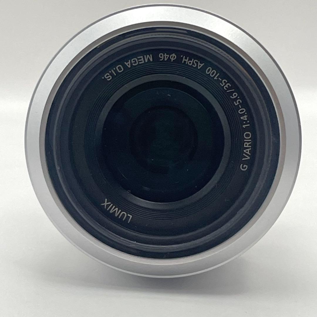 極美品 パナソニック LUMIX ズームレンズ H-FS35100 シルバー