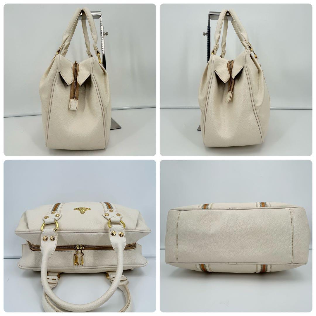 う*に様 美品✨ヴィヴィアンウエストウッド ボストンバッグ オーブ レザー ゴー