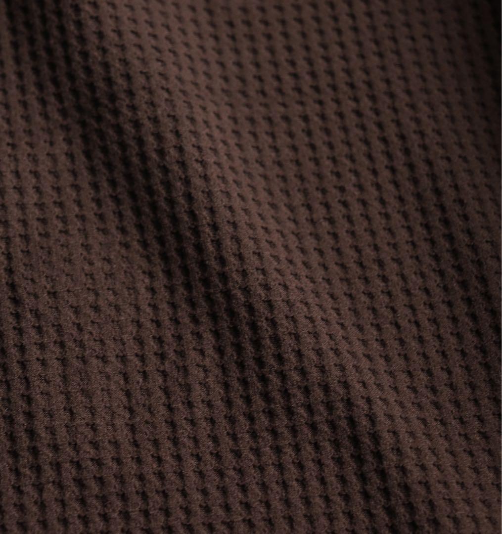 《デヴァローゴルフ》未使用 ビッグロゴ 凹凸ワッフル生地 フーディブルゾン XL