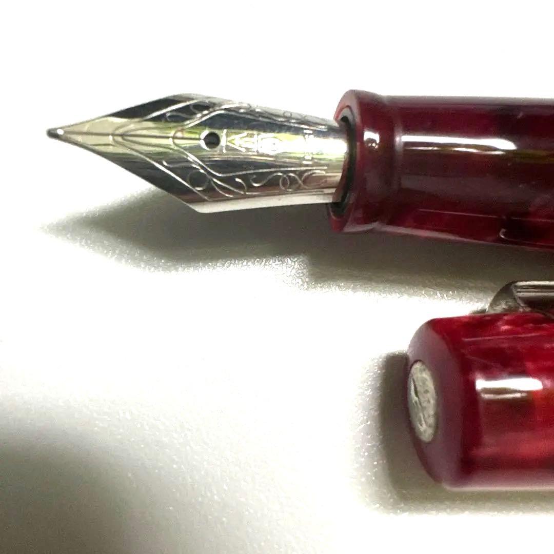 万年筆 DELTA ビンテージコレクション 赤 Rosso コンバータ付 M