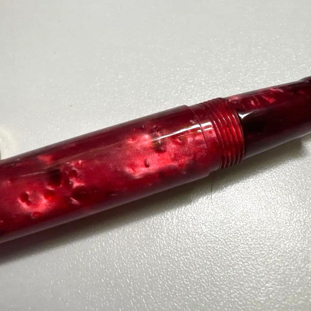 万年筆 DELTA ビンテージコレクション 赤 Rosso コンバータ付 M