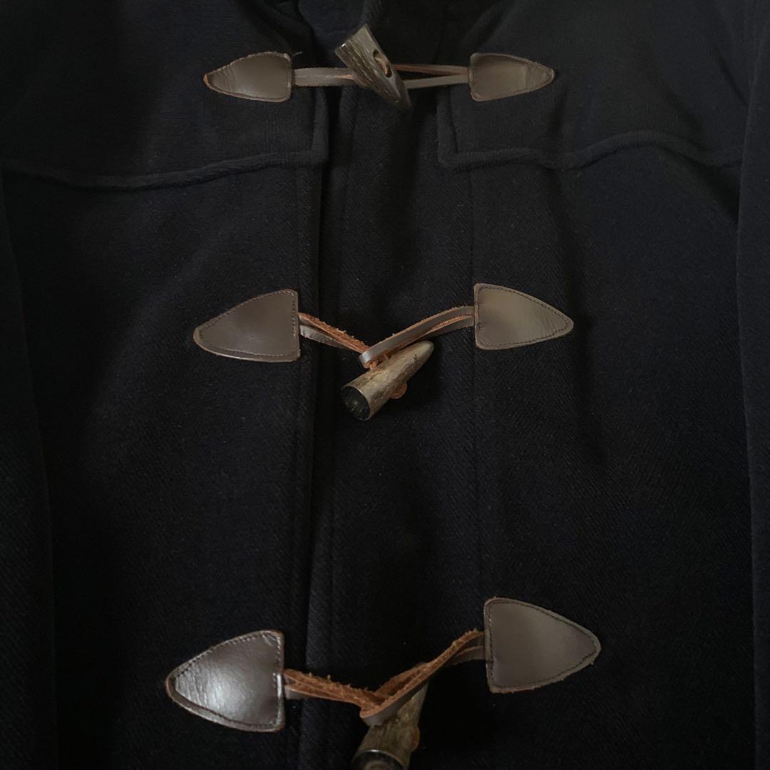 ポールスチュアート ダッフルコート ヘリンボーン XL 黒