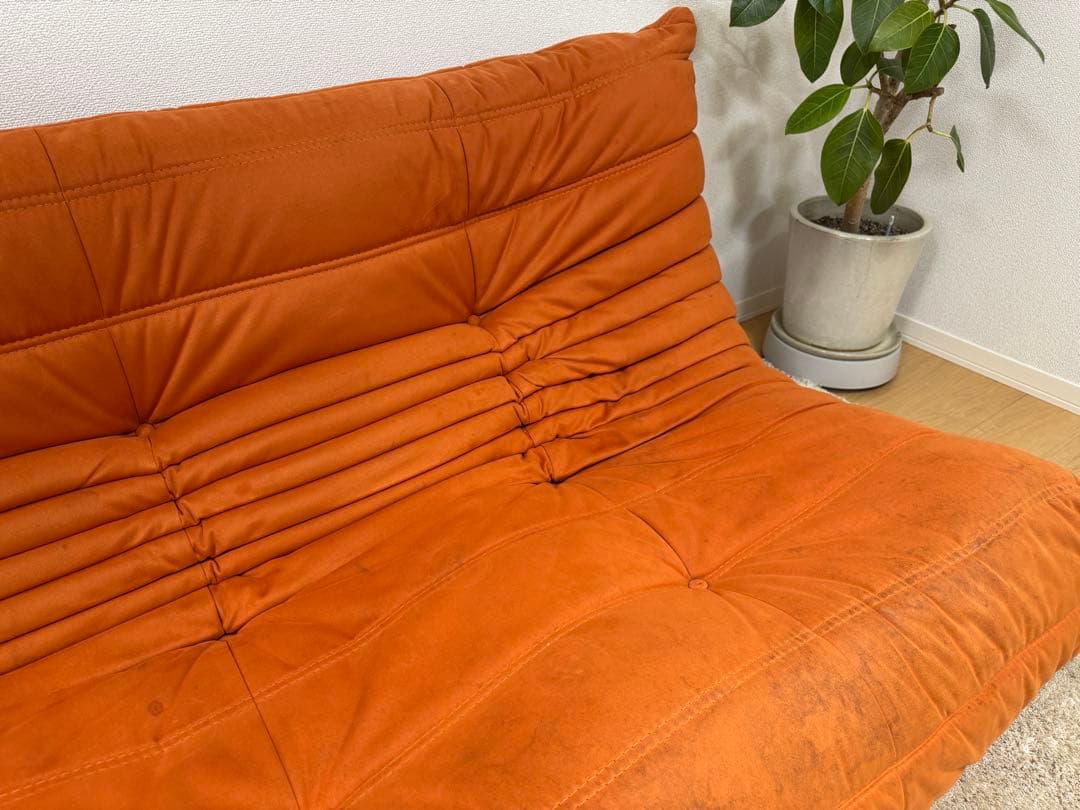 ligne roset リーンロゼ トーゴ TOGO ３人掛けソファ ロゼトーゴ