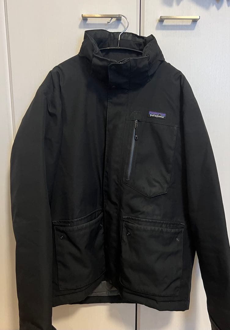patagonia ブラック トップリージャケット Sサイズ フード付　ダウン