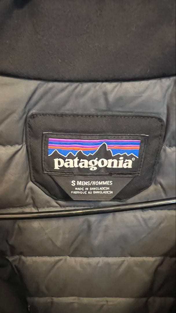 patagonia ブラック トップリージャケット Sサイズ フード付　ダウン