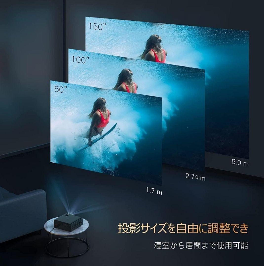 ❤大特価✨️プロジェクター 高輝度20000lm 大画面 4K ホームシアター