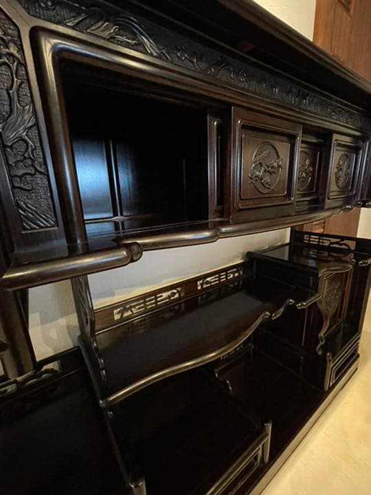 唐木家具 茶棚 茶箪笥 民芸家具