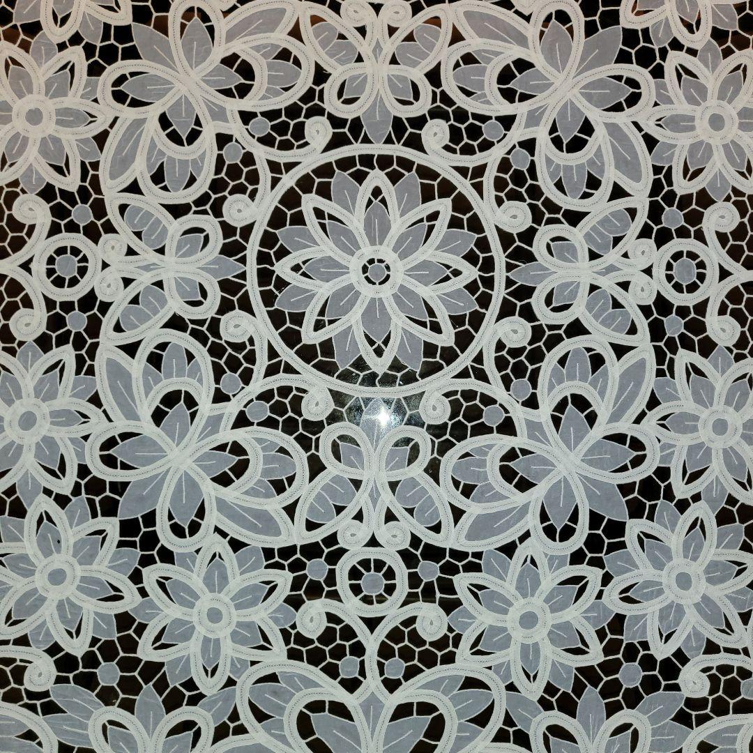 ラタンテーブル　ガラステーブル　大型 センターテーブル　ラタン　ローテーブル