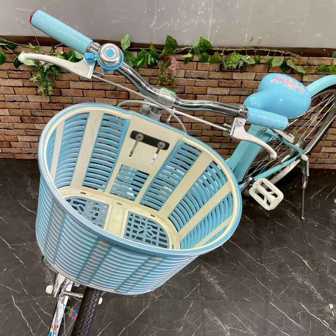 【104】子供用自転車 子供車 ブリヂストン ECOPAL 水色 24インチ