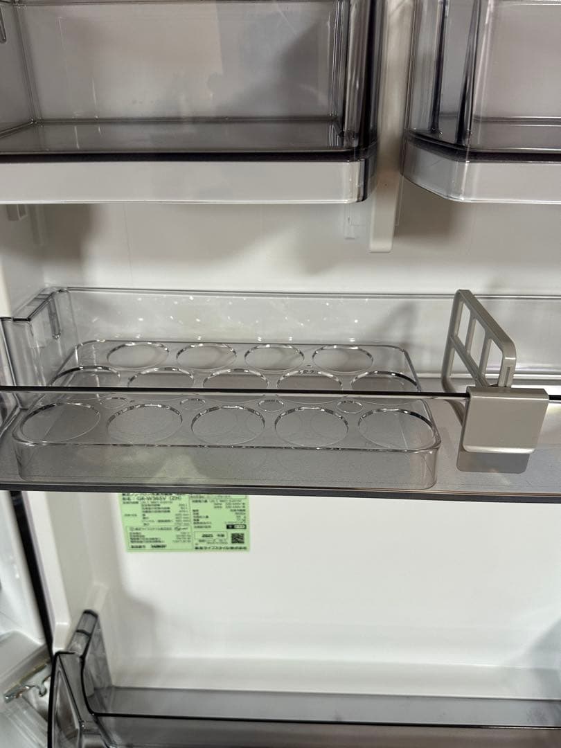25年製　冷蔵庫　GR-W36SV(ZH) 長期無料保証有り