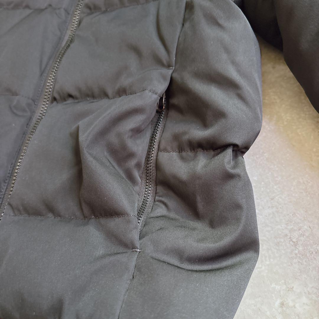 ポロラルフローレン ダウンジャケット ビッグポニー刺繍 黒 キッズM10-12