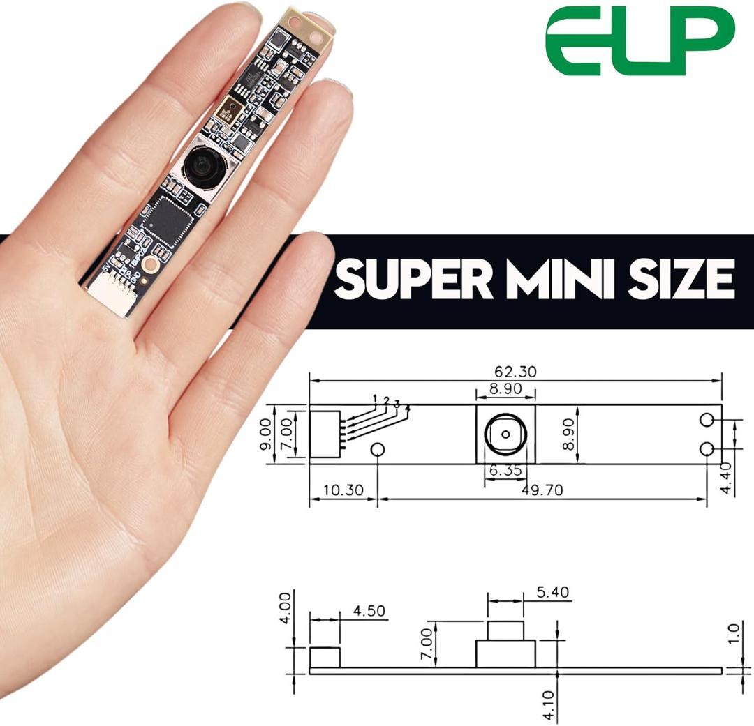 16MP USBカメラ ELP 4K USB Webカメラモジュール