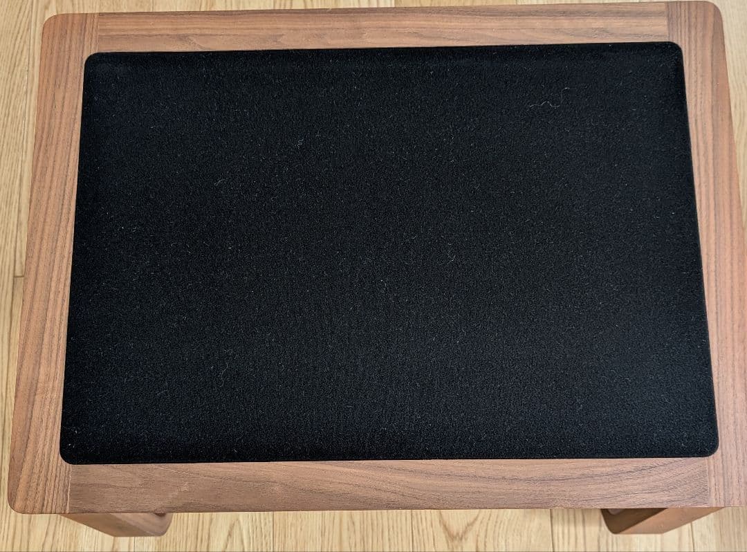 無印良品 リビングでもダイニングでもつかえる オットマン ライトグレー ×１脚②