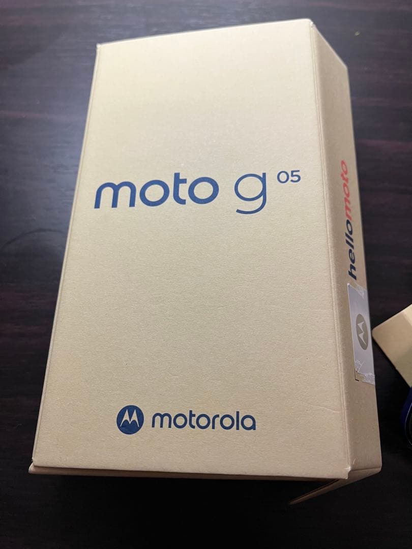 【極美品】motorola moto g 05 ブルー　SIMフリー