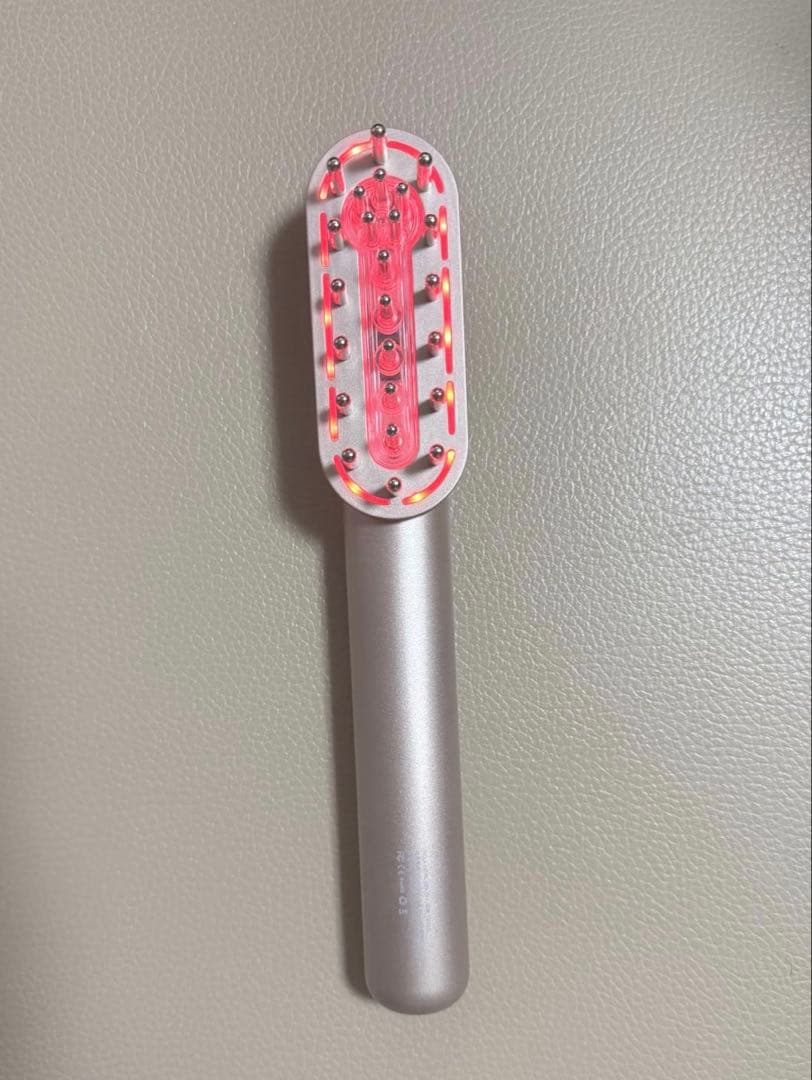 RELX EMS 電気ブラシ 美顔器 ブラシ LED 頭皮ケアローズゴールド