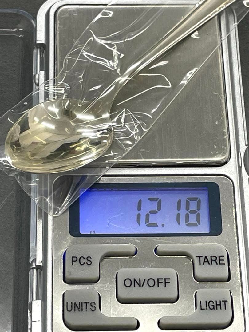 【未使用】銀スプーン　６本、YAMACO AZUMA 山崎金属　６本　計１２本