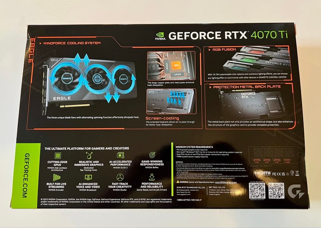 「こうじさん」専用 GIGABYTE GEFORCE RTX 4070Ti E~