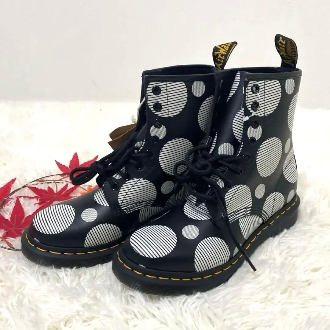 ドクターマーチン　JADON ポルカドット　8ホール　ブーツ　UK5 新品✨
