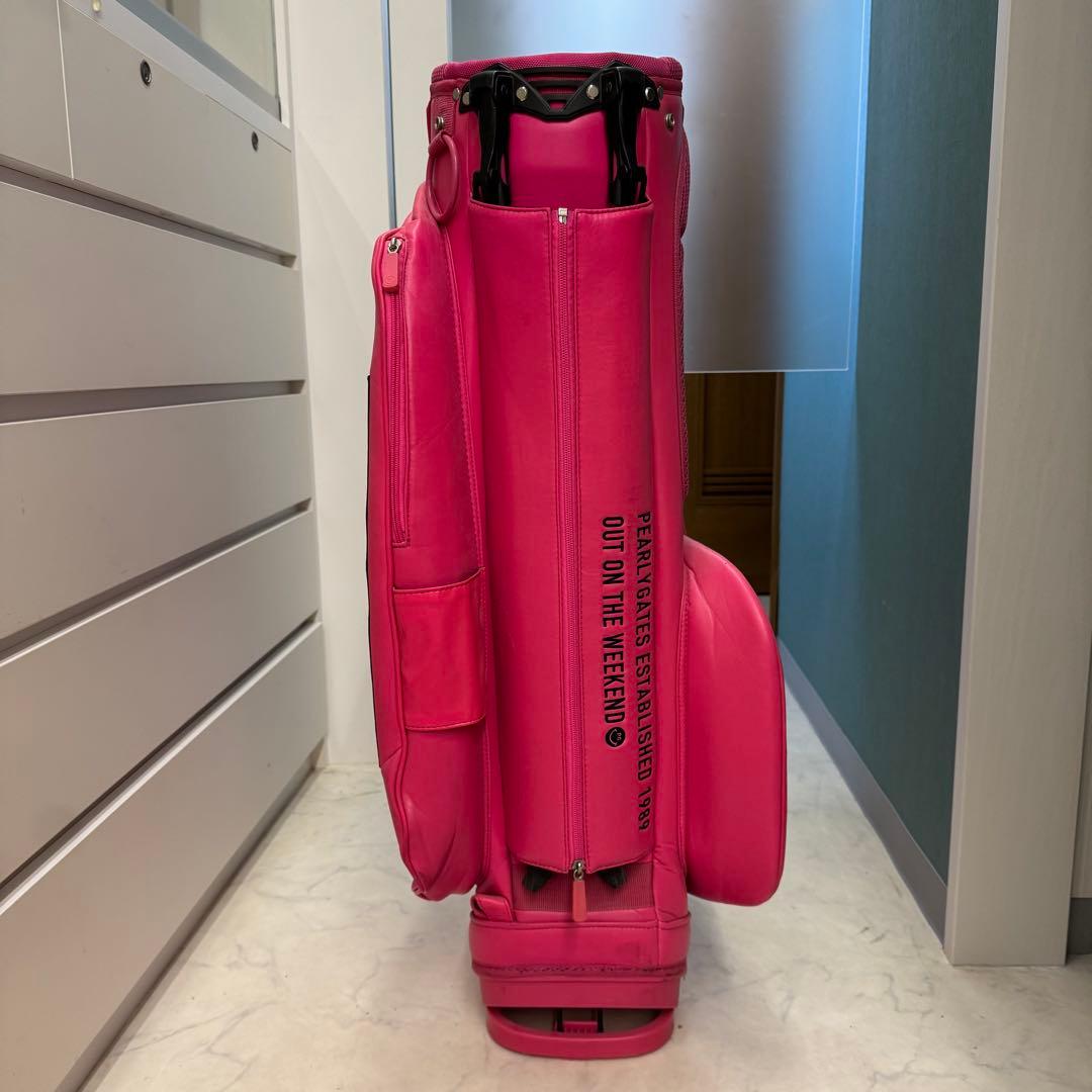 PEARLY GATES キャディバッグ ピンク