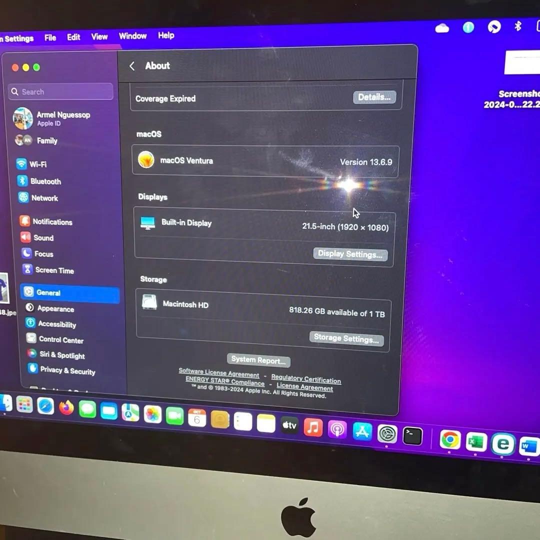 その他 iMac 21.5-inch, 2017