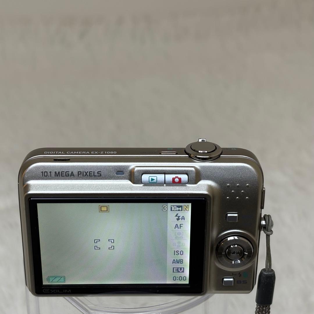 CASIO カメラ　EX-Z1080 充電器　ゴールド　コンデジ　動作品