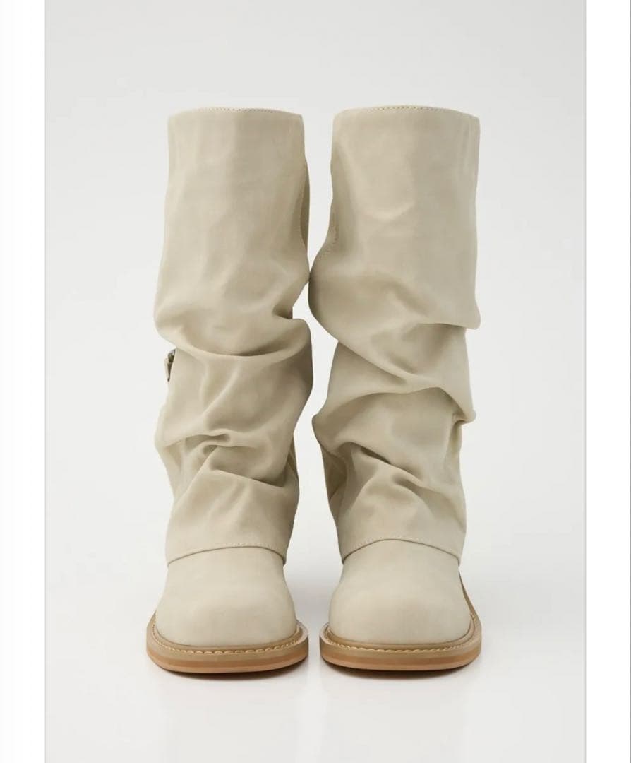 SLY☆Ngm.S LOOSE ブーツ。アイボリー