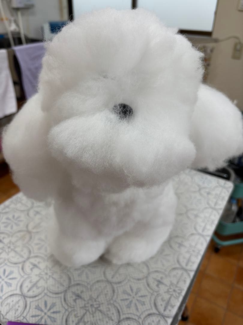 トリミング練習　全身用マネキン　RIKEIプードル　全身用プードルウィッグセット