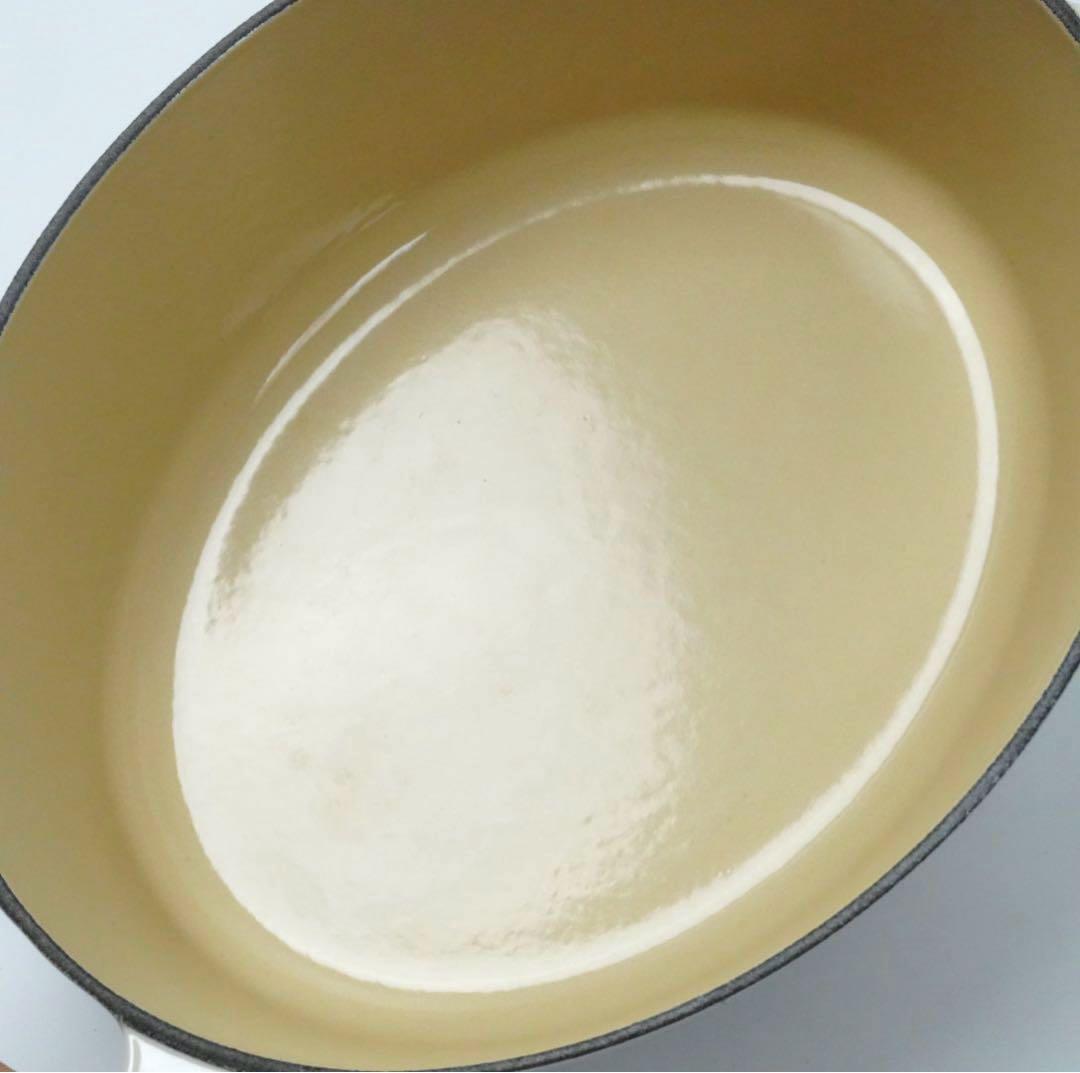 【美品】LE CREUSET　ココット オーバル リネン25cm