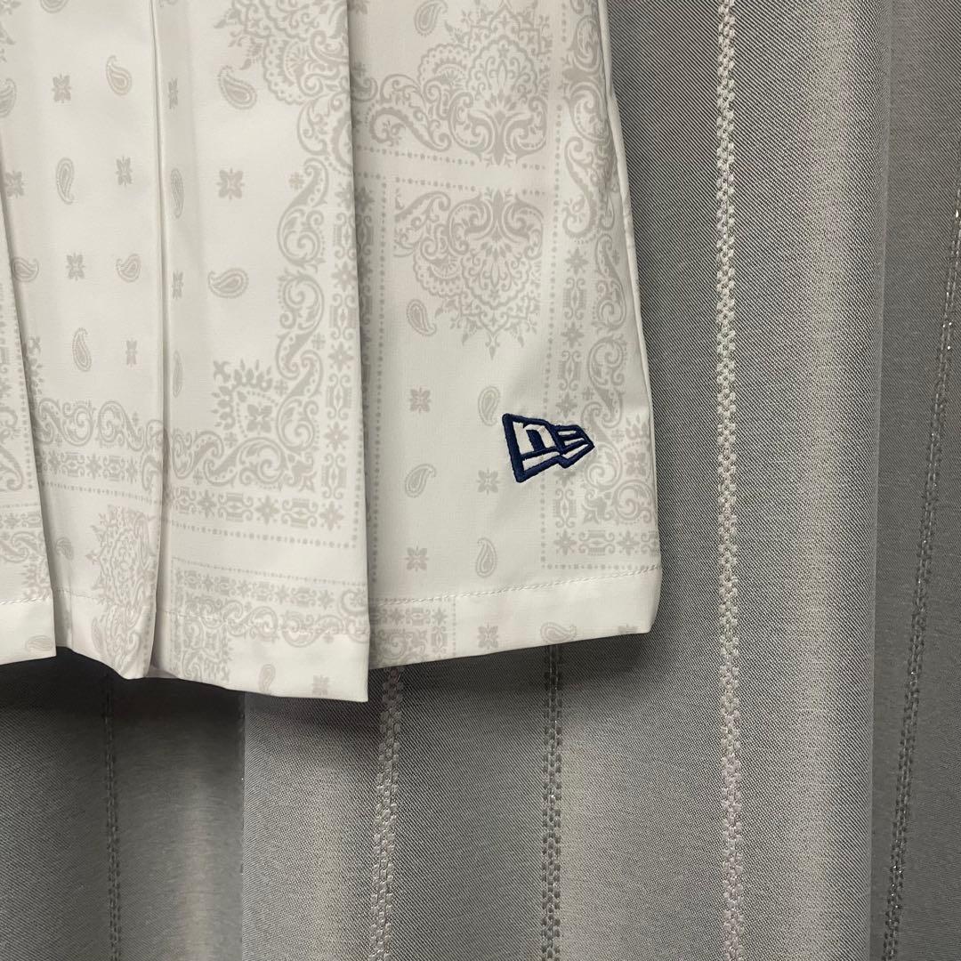 New Era バンダナ柄 ホワイトスカート　Lサイズ