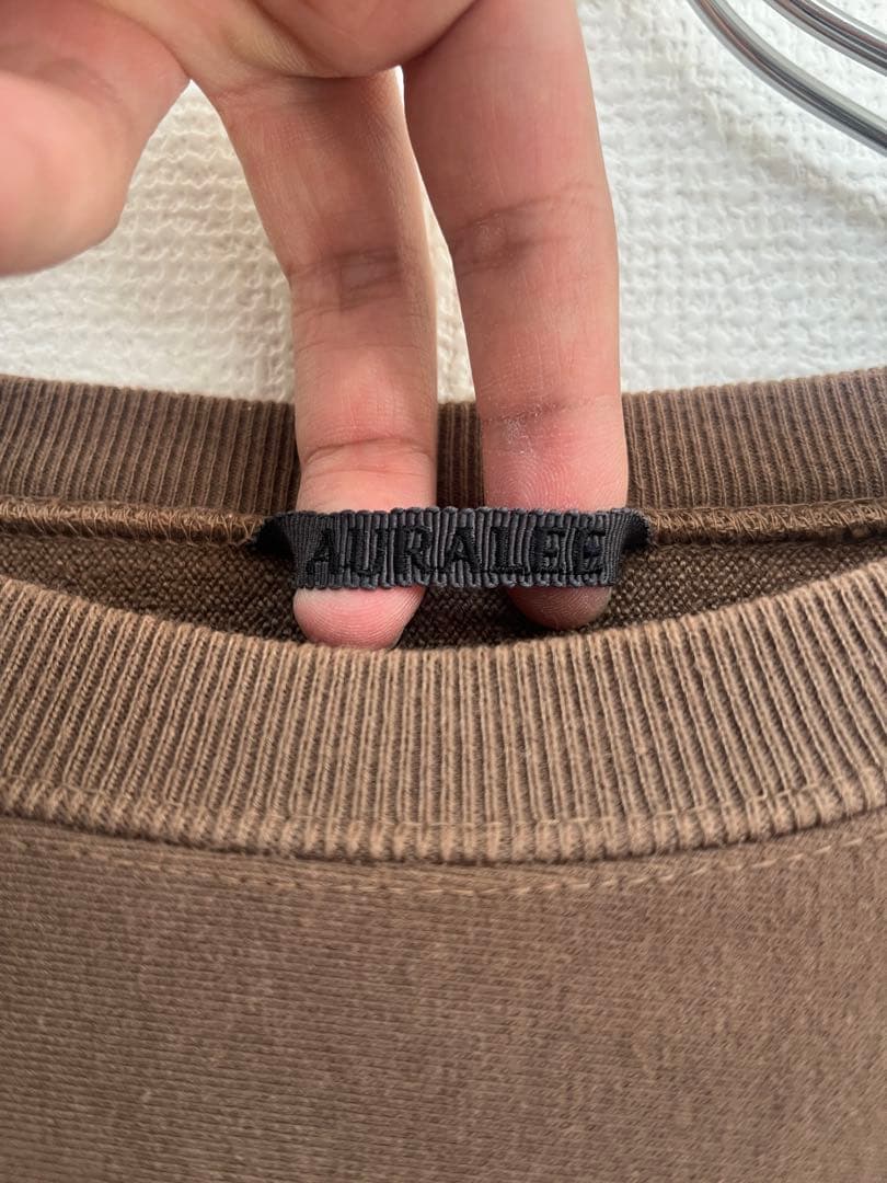 トップス AURALEE SUPER MILLED SWEAT SIZE 4