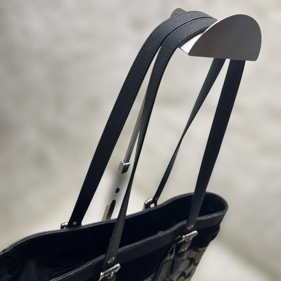 良品 COACH コーチ トートバッグ シグネチャー ブラウン 11529