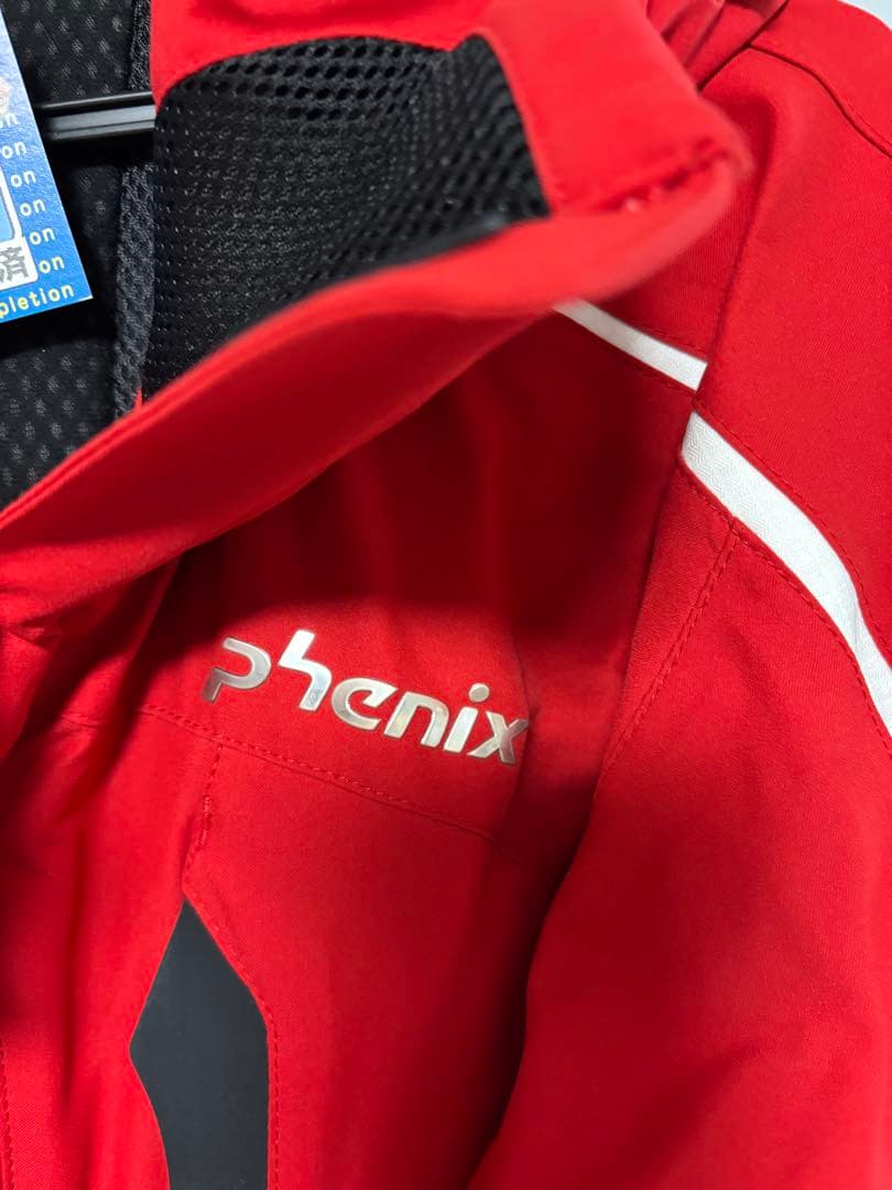 phenix 赤 スキーウェア フード付き