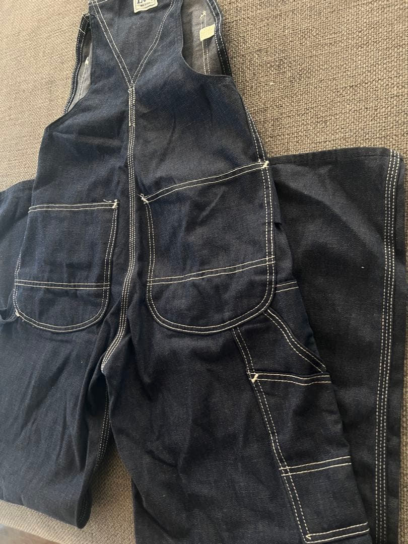 希少 60s70s Lee ヴィンテージインディゴオーバーオール USA製