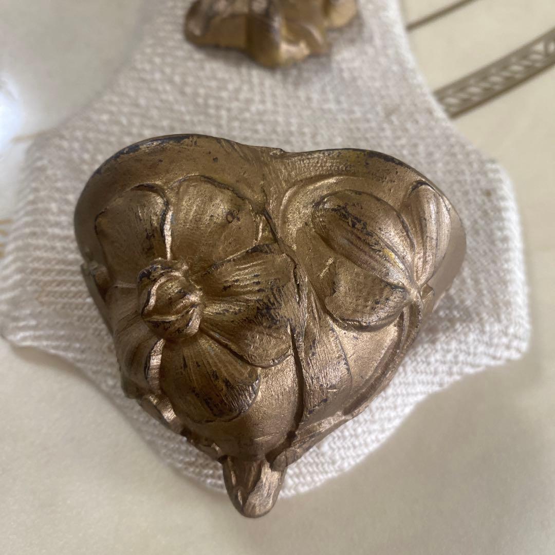 フランス30sアンティーク聖水盤アールヌーボー十字架