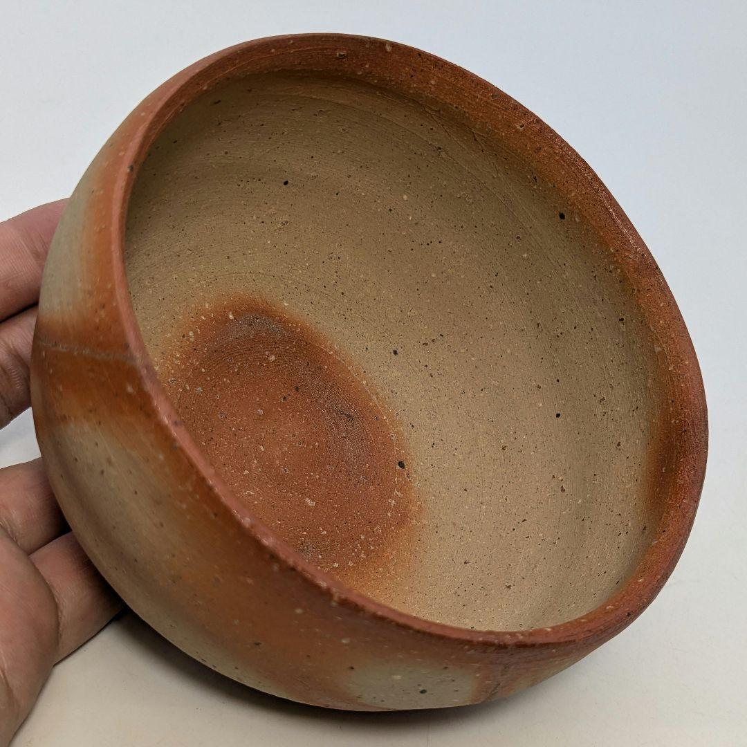 初代森陶岳 備前焼 緋襷茶盌 合箱合布 折松葉印 抹茶碗 抹茶茶碗 茶道具 茶器