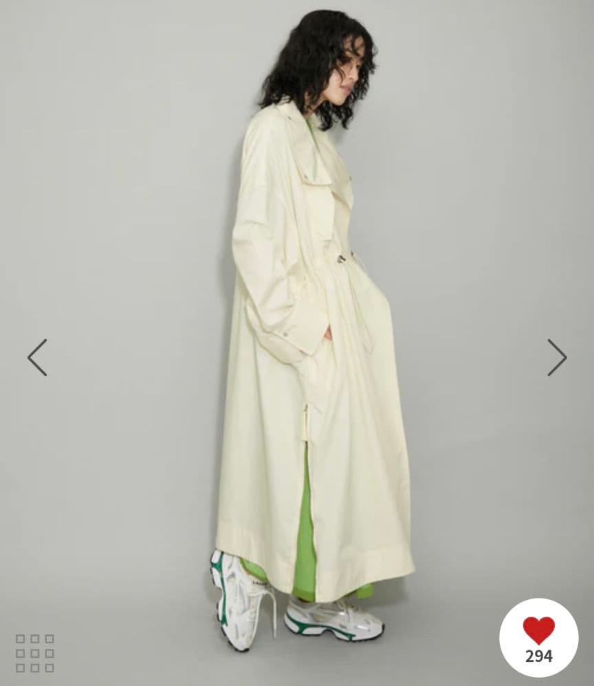 【新品未使用】アダムエロペ　スタンドカラーモッズコート