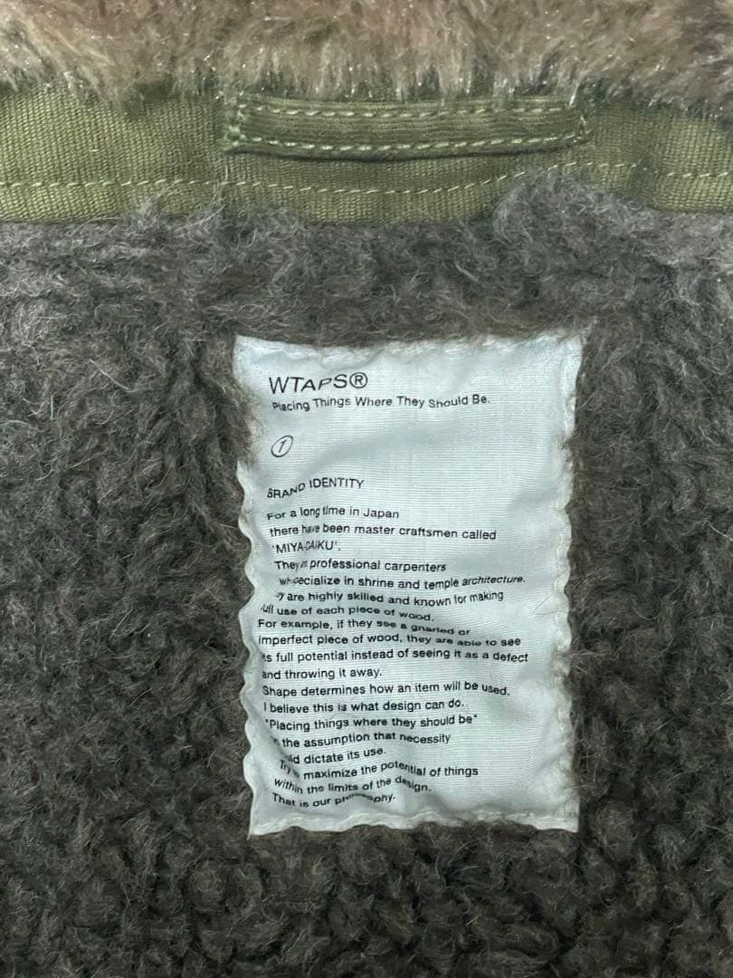 S*m様 WTAPS/2014AW/N-1ジャケット/オリーブ/サイズS