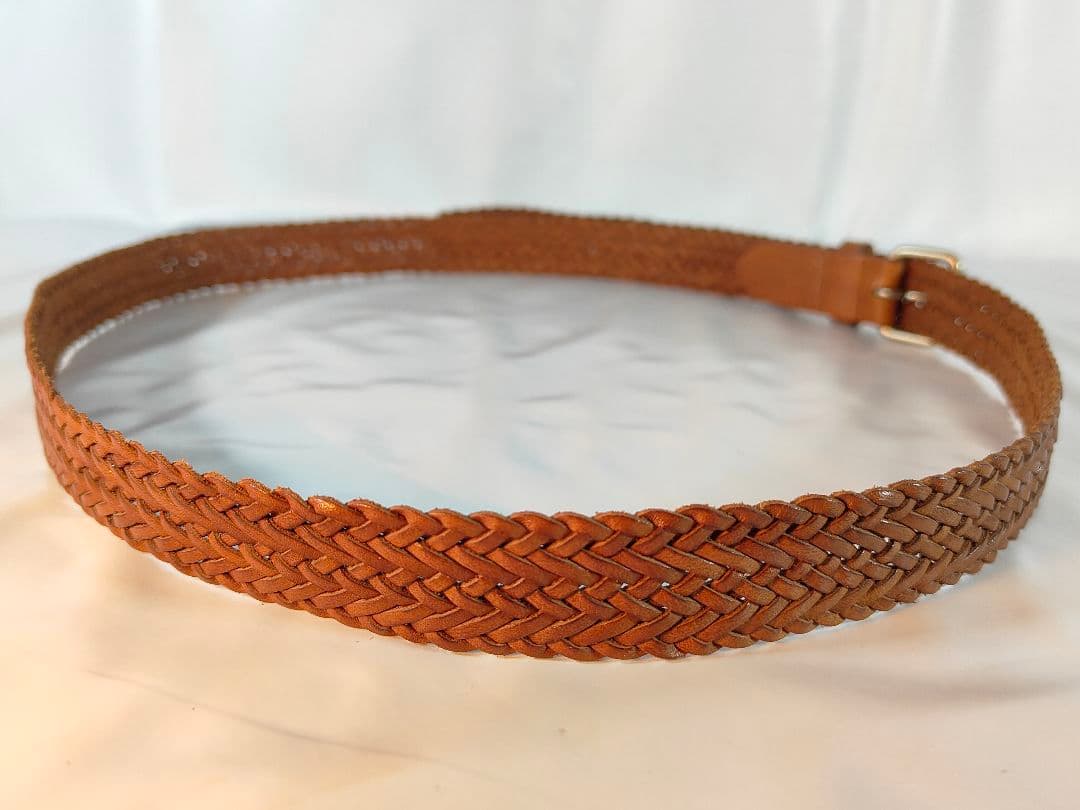 【美品】MHL マーガレットハウエル　高級レザーベルト 本革/牛革 英国製正規品