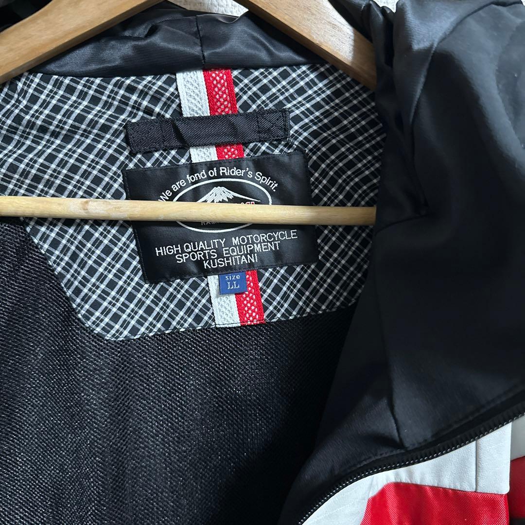 KUSHITANI ガルジャケット 黒/赤/白