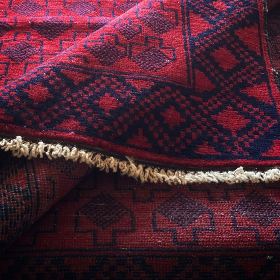 【在庫整理／大幅値引】200×107 アフガニスタン バルーチ ヴィンテージラグ