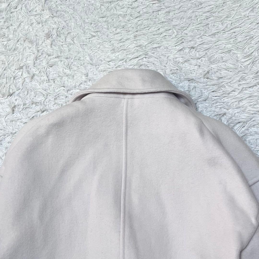 Lily Brown ダブルボタンショートコート 23AW アイボリー